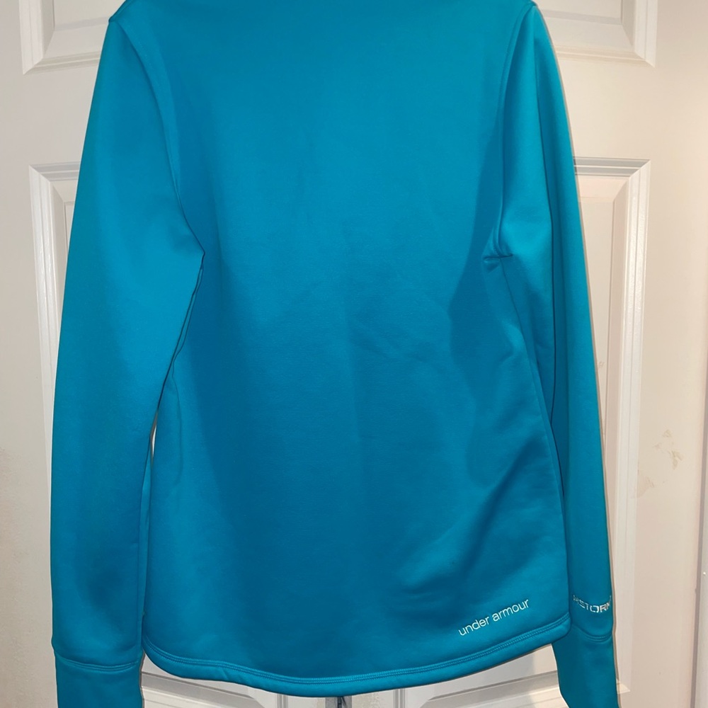 Under Armour Blue Quarter-Zip Pullover - Picture 5 of 6